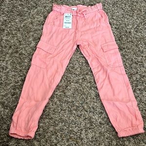 Toddler girl cargo jogger